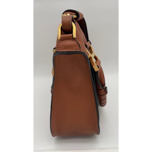 $2390 CHLOE MARCIE SMALL TAN LEATHER SADDLE CROSSBODY BAG PURSE NWT AUTH! - Picture 10 of 16